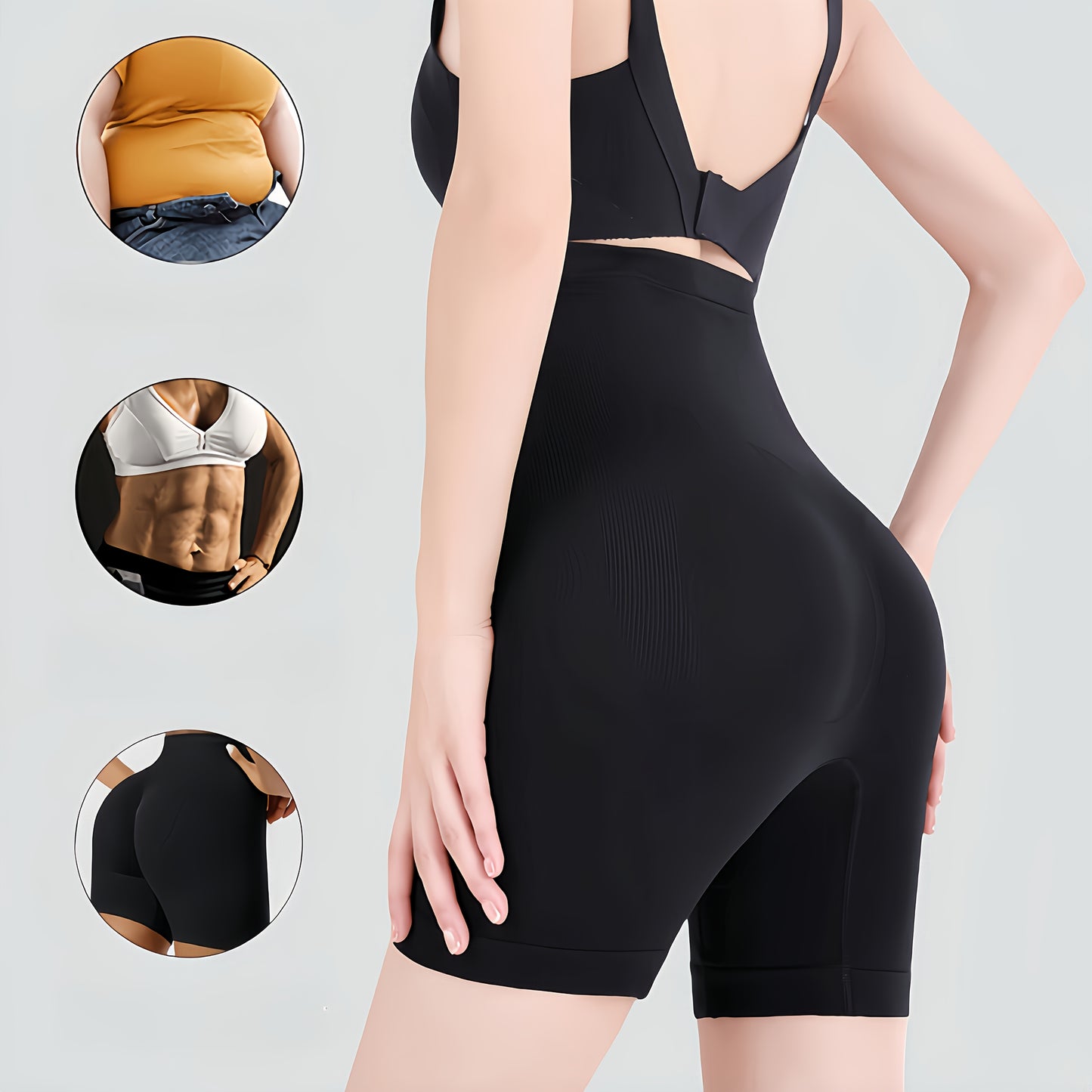 1pc High-Waisted Tummy Control Shapewear Panties for Women, Butt Lifting Body Sculpting Seamless Fitness Postpartum Waist Trainer Underwear, Tummy Control Underwear, Plus Size Shapewear Tummy Control Plus Size, Shapewear for Women High Quality, Body Suits