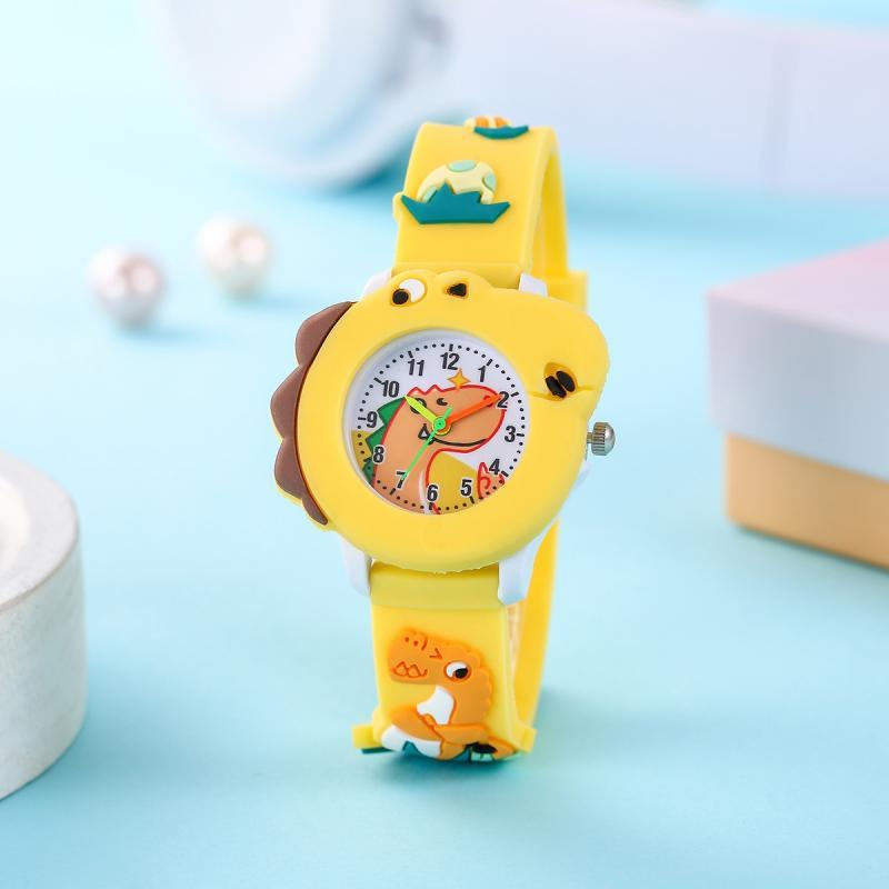 Popular Children's Cute Cartoon Dinosaur Pattern Boys And Girls Quartz Watch