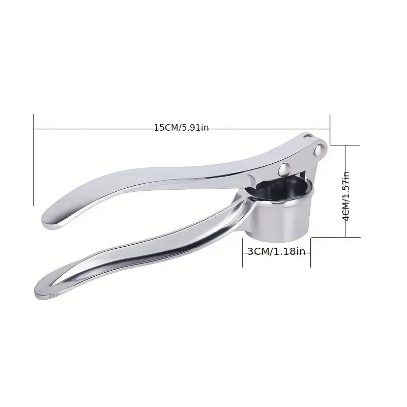 1pc of advanced garlic press - easy garlic chopper and ginger crusher, easy to clean kitchen tools, durable garlic chopper for daily cooking