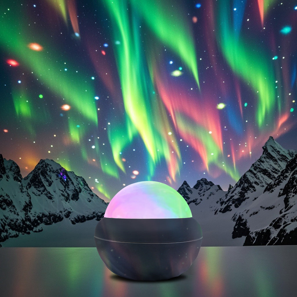 1pc Northern Galaxy Light Aurora Projector with 14 Light Effects, 2in 1 LED Star Projector with Remote Control and Nebula Lamp, Night Light Projector for Bedroom/Gaming Room/Home Theater/Ceiling/Birthday/Party