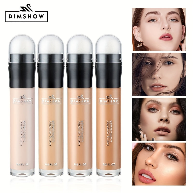 Waterproof 4-Color Concealer Pen - Oil Control, Dark Circle Coverage, Acne Covering, Contouring Stick