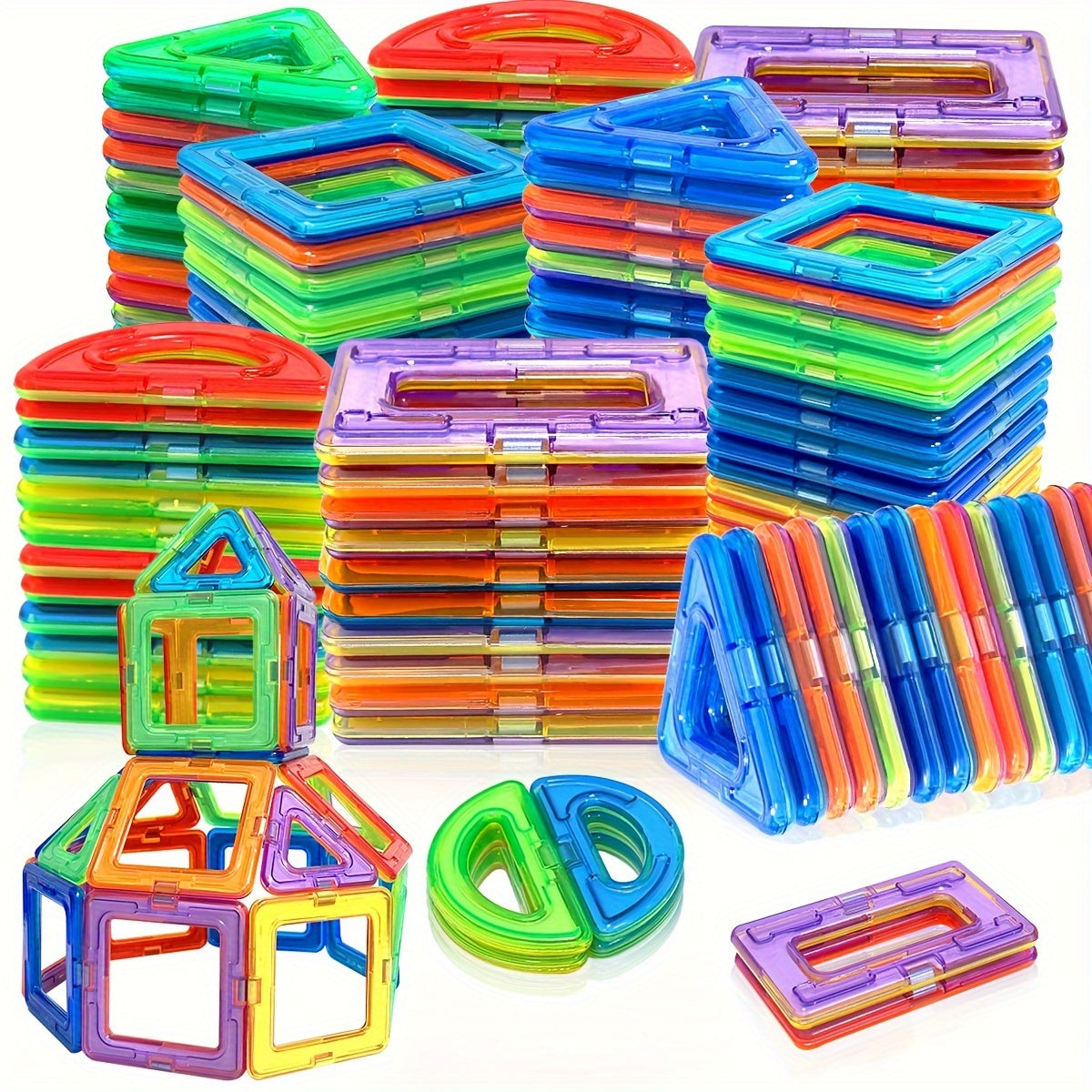 Magnetic Building Blocks Magnets Toys, Big Size STEM Toys Construction Set Toys, Learning Educational Magnet Toys, Birthday Gifts Random colors, Creative Play, Magnetic Cube Puzzle, Magnetic Cube Set, Magnetic Cube Toy, Magnetic Cube 3, Magnetic Construct