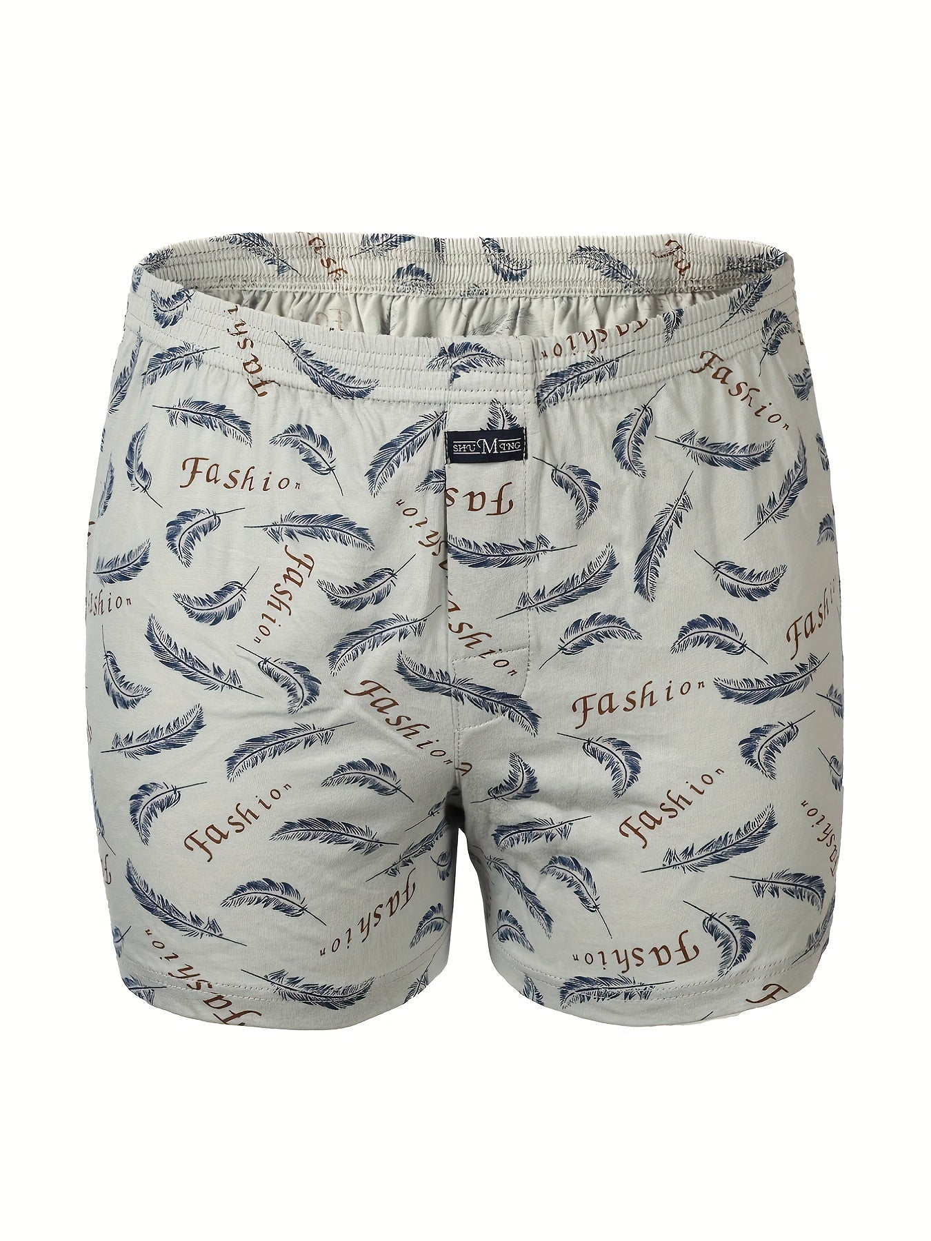 Men's Pure Cotton Arrow Pants Loose Underwear Pajama Pants Home Pants High Waist Deep Crotch