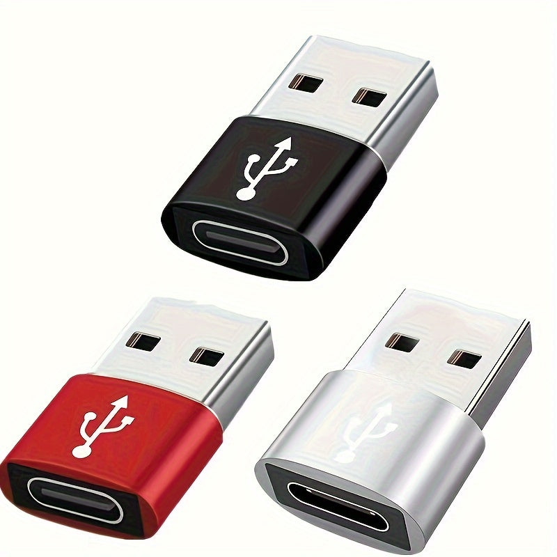 USB C Female To USB A Male Adapter, Type C To USB A Charger Cable Converter For IWatch 7 AirPods, MacBook, iPhone 11 12 13 14 Pro Max, iPad Mini 6,.