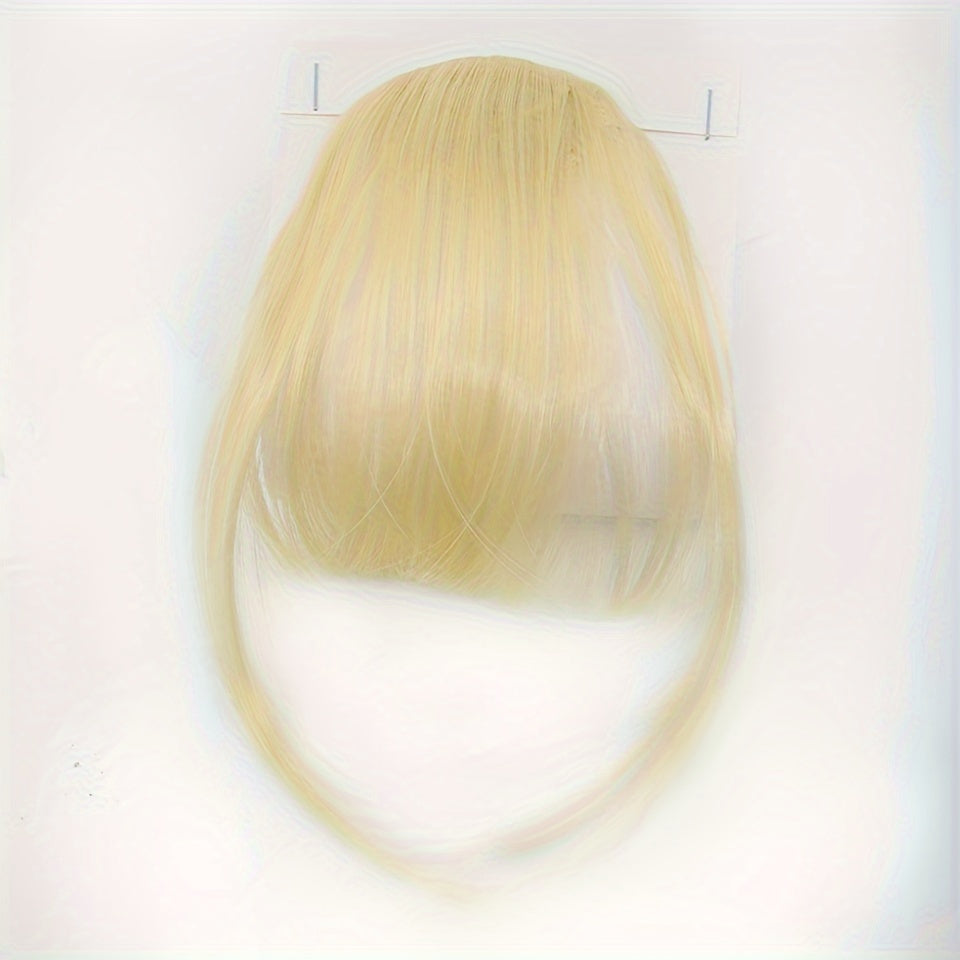 Dark Brown Black Clip In Bangs - One Piece Fringe Hairpiece for Natural-Looking Volume and Length Hair Accessories Halloween Christmas