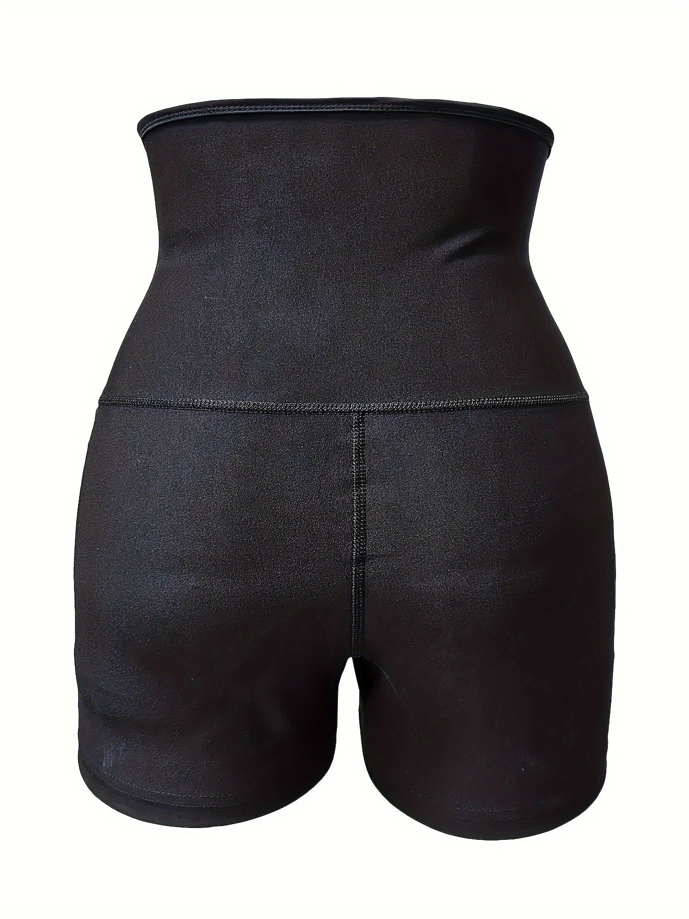 High-Waisted Shaping And Tummy Control Sweat Shorts, Tight-Fitting Workout Pants, Women'S Sweat-Inducing Shaping Shorts, Women'S Sauna Shorts, Fitness Training Shorts, Tight Moisture-Wicking Shorts.