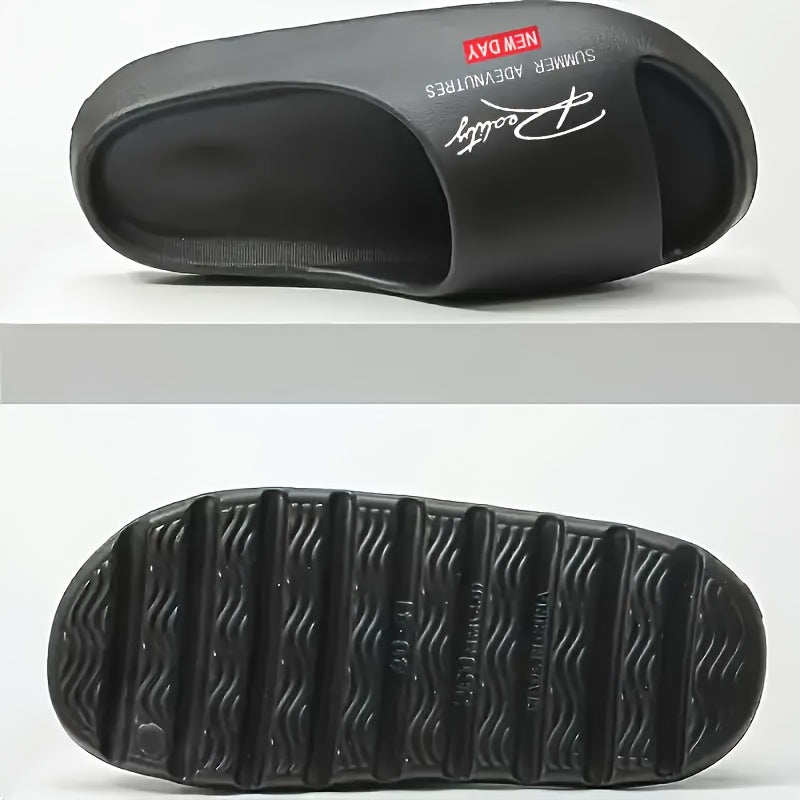 EVA Slip-On Sports Slippers - Indoor/Outdoor, with Arch Support and Cushioned Insole, Comfortable Casual Slides for Gym, Beach, Home Use - All-Season Fashionable Multi-Purpose Lightweight Durable EVA Material, Men'S Indoor Slippers, Women'S Slippers, Men'