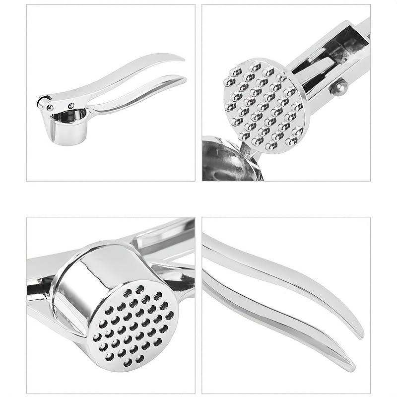 1pc of advanced garlic press - easy garlic chopper and ginger crusher, easy to clean kitchen tools, durable garlic chopper for daily cooking