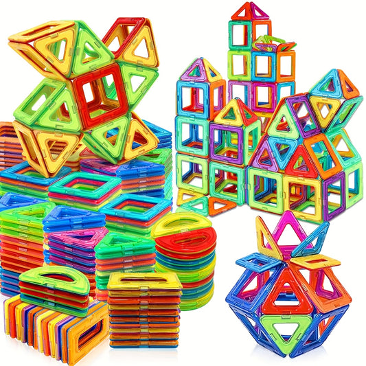 Magnetic Blocks Building Toys for Youngsters,Big Size Magnet STEM Toys Learning Educational Constructor Set Magnet Toys for Youngsters Toys for Youngsters Age 3-6 Birthday Gifts Magnet Gift Random Color