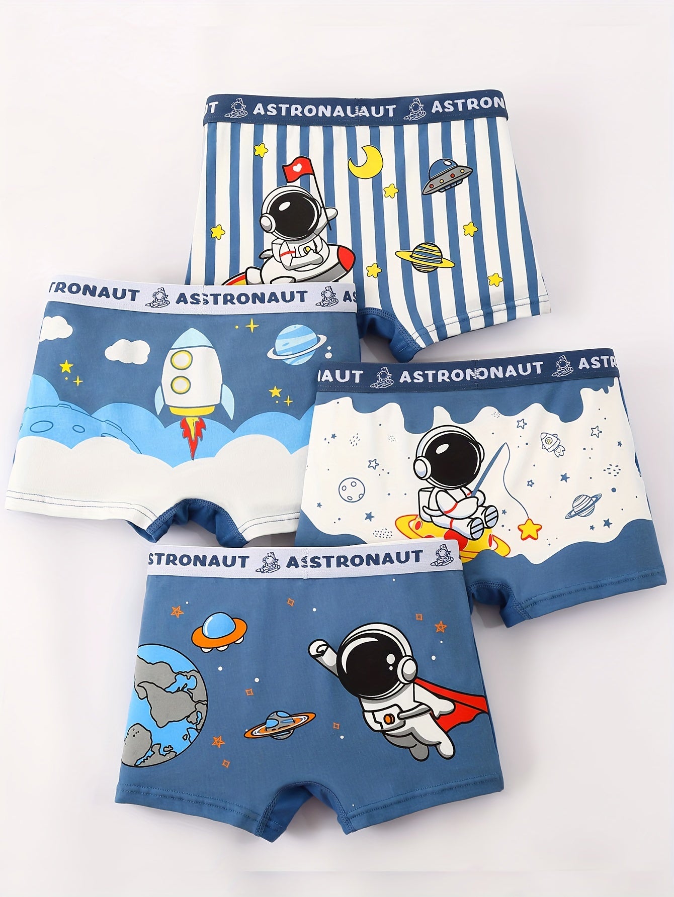 Boys' Boxer Briefs, Pack of Four