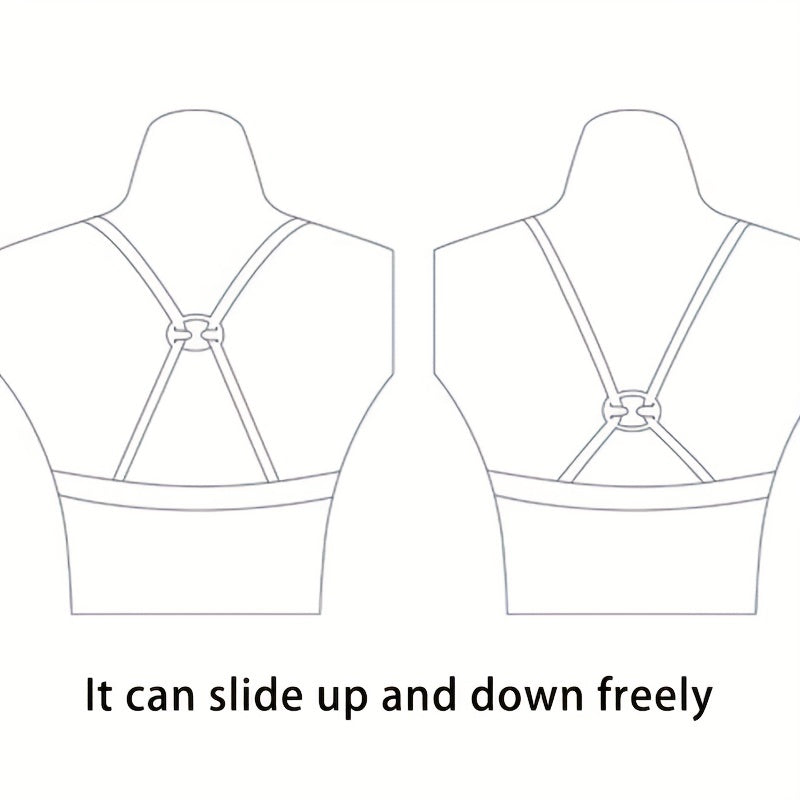 4pcs Back Bra Control Clips, Convenient Anti-light Back Cross Invisible Buckles, Women's Lingerie & Underwear Accessories