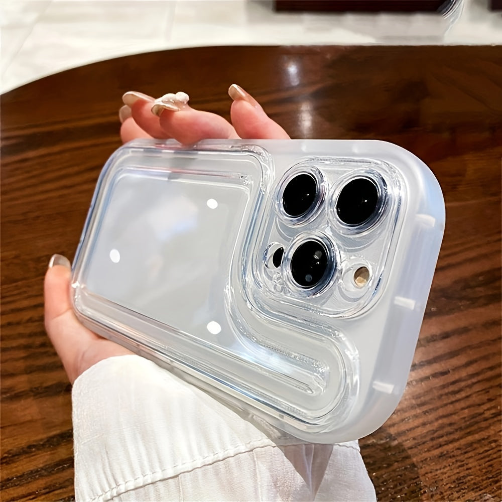 Shockproof Bumper Clear Phone Case for iPhone 14 Pro Max 13 12 11 Pro Max 14 Plus 11 Soft Lens Protection Cover