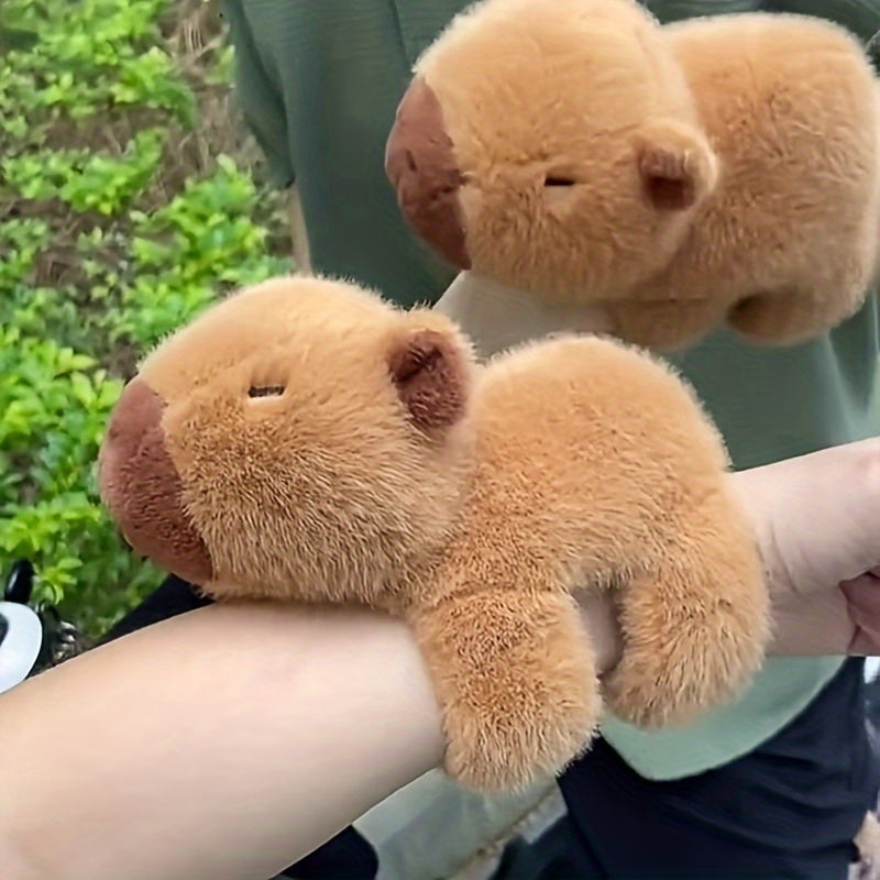 Capibara Plush Toy Hand Puppet Doll Bracelet Girls' Wrist Charm