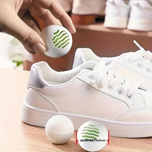 6pcs Aromatic Shoe Deodorizer Balls - Long-Lasting Freshness, Solid Air Cleaning for Sneakers & More, Ideal for Home & Hotel Use