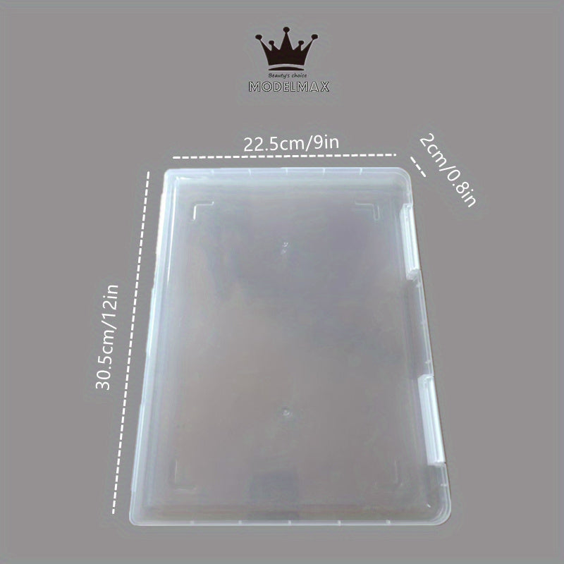 1pc Puzzle Storage Box Toy Organizer, Building Block Sorting Box, Transparent Assembly Toy Packaging Box, New Year, Valentine's Day Gifts