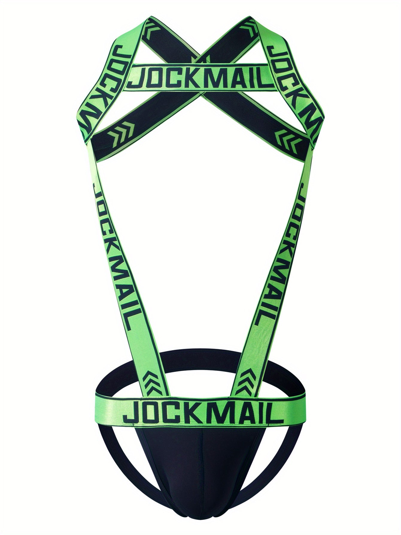 1pc Men's Underwear - Big Stretch Elasticated Nylon with "JOCKMAIL" Print, Breathable & Comfortable, Ideal for Intimate Apparel