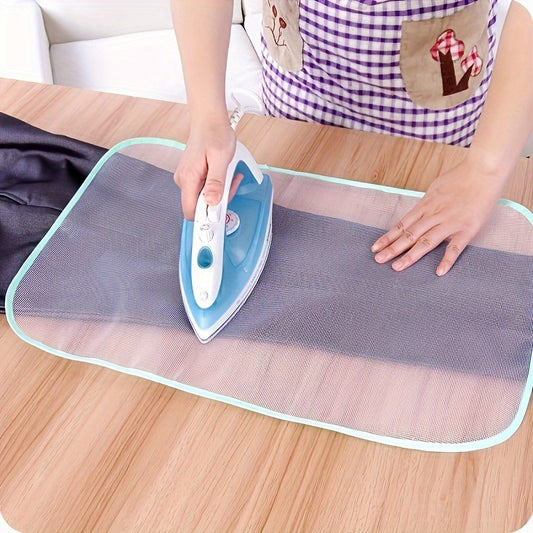 Ironing Accessories Protective Cloth - Heat-Resistant Pressing Mesh Pad, Garment Protection for Home Decor, No Electricity Needed (Color May Vary)
