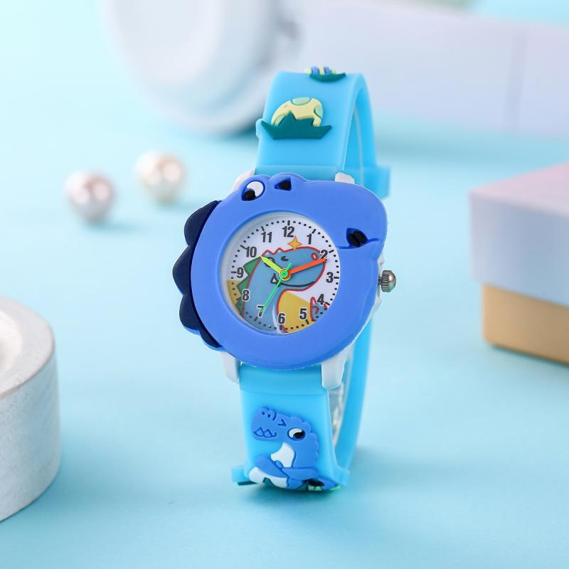 Popular Children's Cute Cartoon Dinosaur Pattern Boys And Girls Quartz Watch