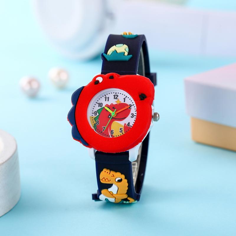 Popular Children's Cute Cartoon Dinosaur Pattern Boys And Girls Quartz Watch