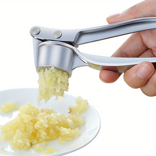 1pc of advanced garlic press - easy garlic chopper and ginger crusher, easy to clean kitchen tools, durable garlic chopper for daily cooking