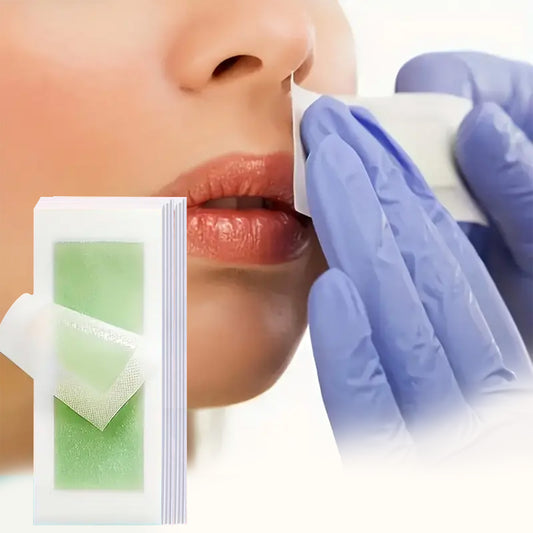 Hair removal wax paper for lips, facial beard, lips, eyebrows, high bikini line, multi-purpose hair removal wax paper, cleaning