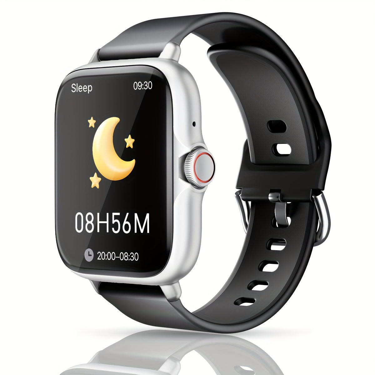 Sports Smart Watch, 4.65cm Full Touch Screen Display with Message, Answer Make Call Smartwatch, Sleep Monitoring, Sports Pedometer, Information Alerts, for iPhone Android Phones, Smartbands Fitness Watch for Women Men Friend Gift, Birthday Gift