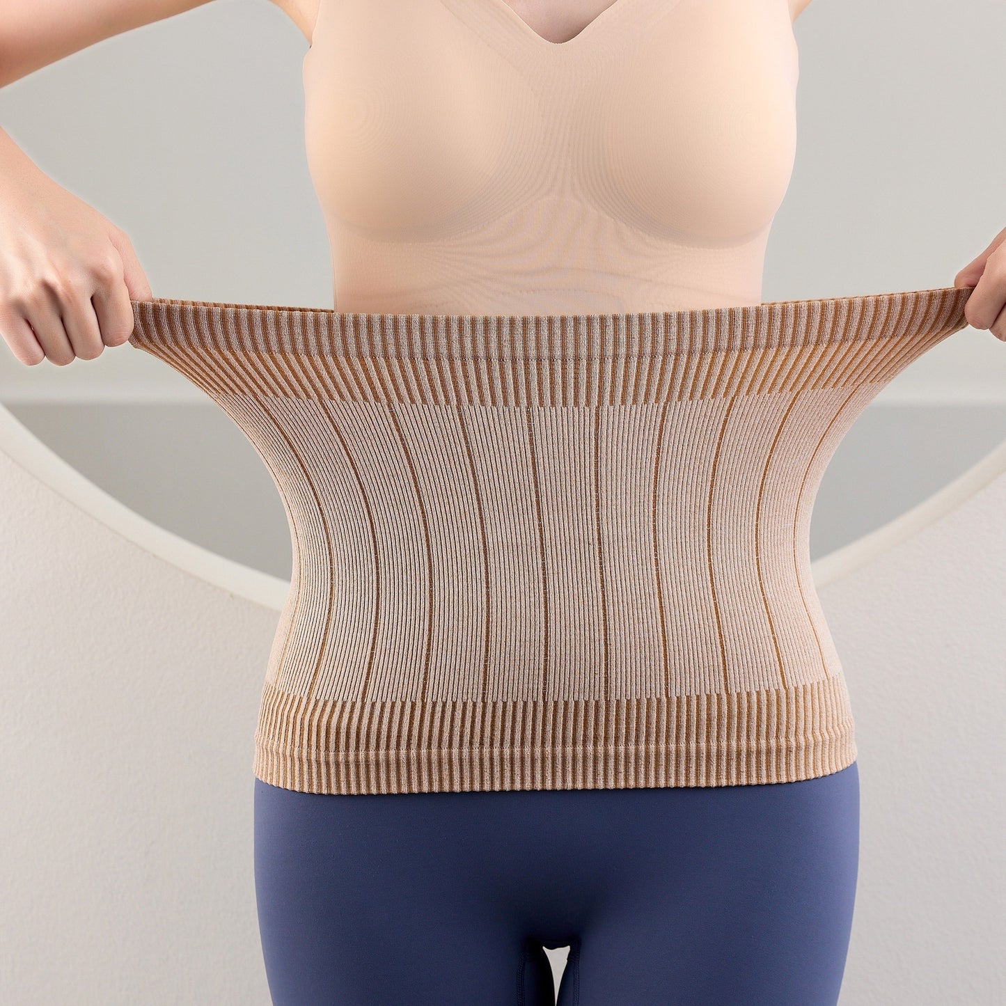 Four Seasons Constant Temperature Warm Waist Belt, Belly Protection, Warm Palace, Warm Stomach, Warm Back, Anti-Cold, Waist Shaping, Abdominal Binding Belt for Women