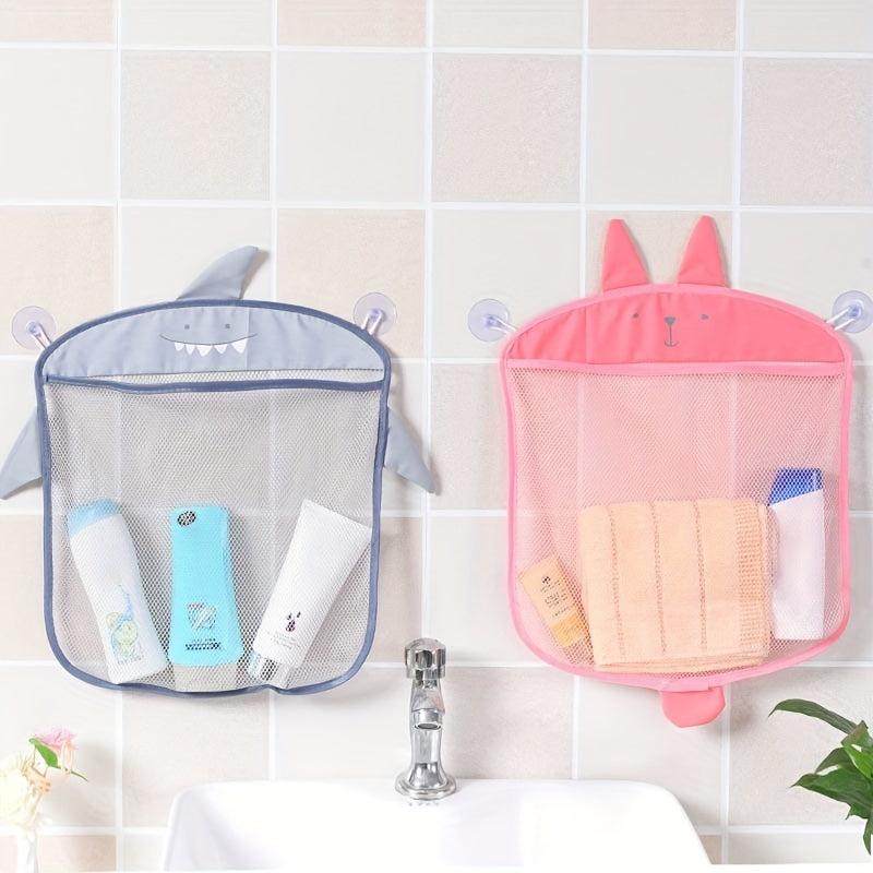 1pc Hanging Bath Storage Basket, Organize Toys And Bathroom Items In Style, Bathroom Accessories for Halloween and Christmas
