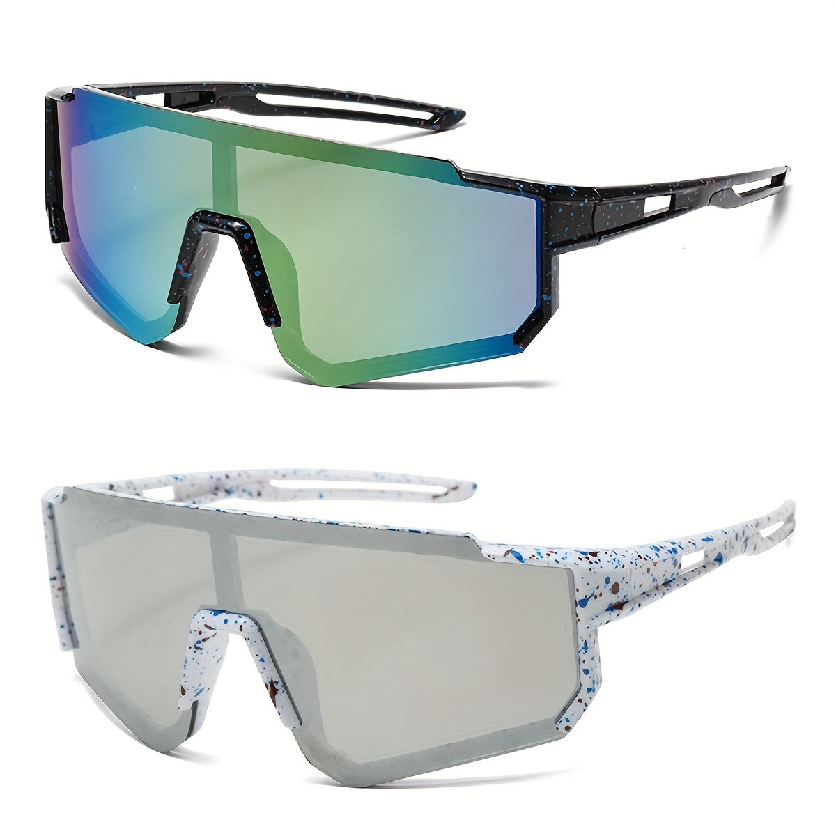 1/2pcs Y2K Youngsters Glasses Colorful Lenses Youngsters Glasses Youngsters Birthday Gift Suitable for 3-10 Years Old
