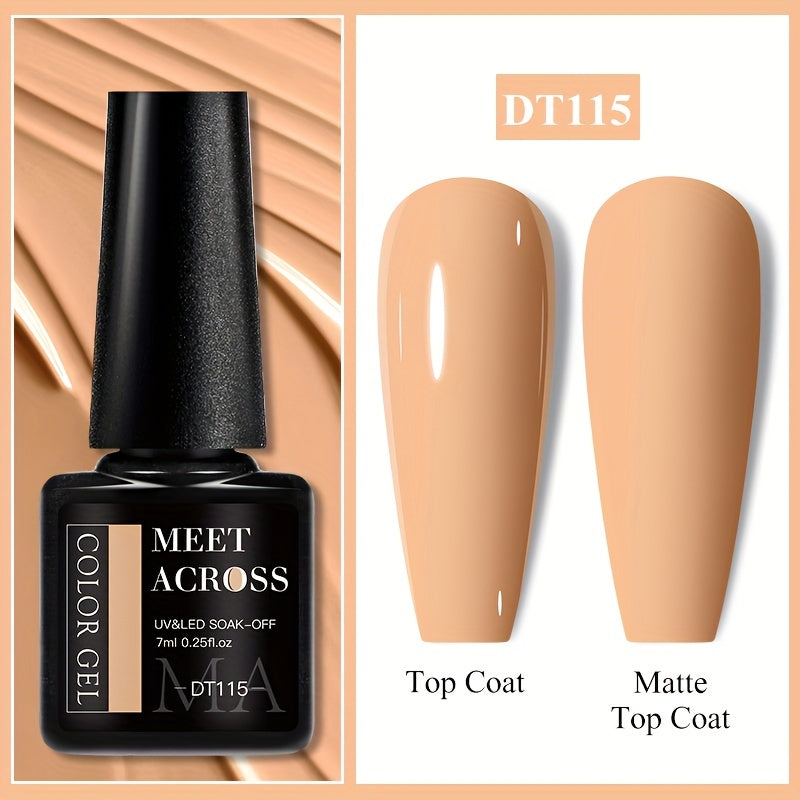 7ml Long-Lasting Gel Nail Polish In Vibrant Colors Macaron Color Gel Nail Polish - Perfect For Spring Summer Nail Art Design And Manicures