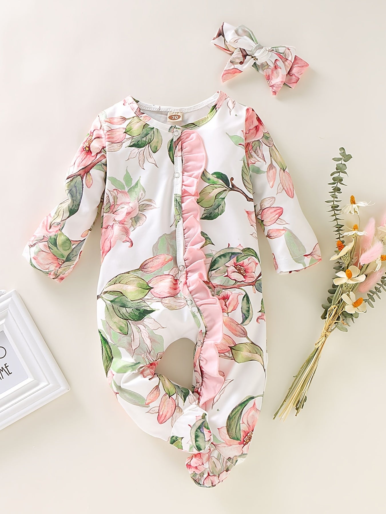 Infant And Young Children'S Casual One-Piece Crawling Clothes for Baby Girls with Covered Feet. There Are Many Patterns And 10 Colors to Choose From, for Outdoor