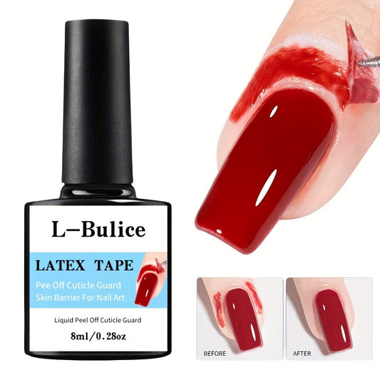 Nail Polish Spill Guard, a Peelable Protective Product for Nail Art That Prevents Overflow And Protects The Edges of The Nails.