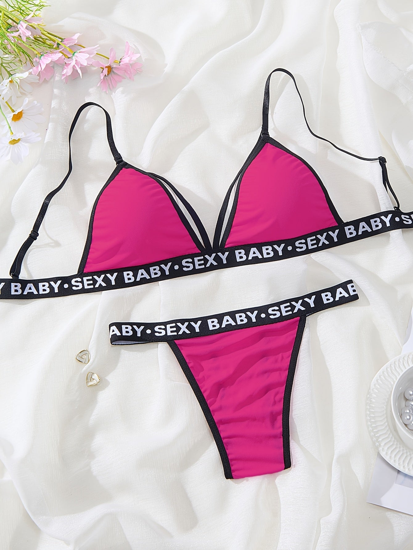 Plus Size Sports Letter Elastic Suit
