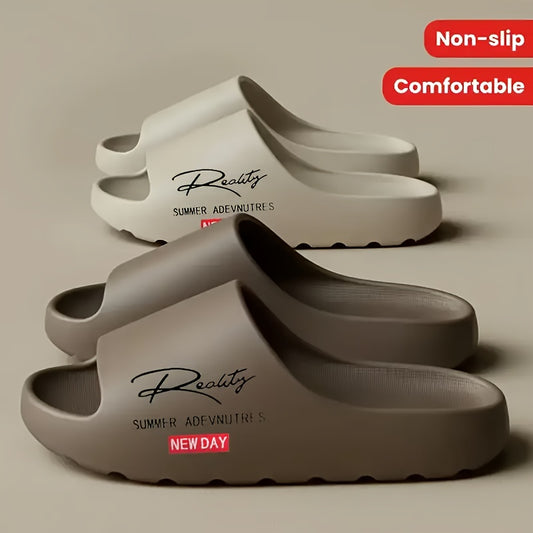EVA Slip-On Sports Slippers - Indoor/Outdoor, with Arch Support and Cushioned Insole, Comfortable Casual Slides for Gym, Beach, Home Use - All-Season Fashionable Multi-Purpose Lightweight Durable EVA Material, Men'S Indoor Slippers, Women'S Slippers, Men'