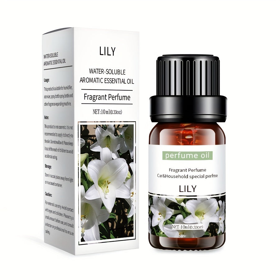 1pc 10ml Essential Oils, Fragrance Essential Oil For Diffuser, Humidifier, Candle Making, Soap Scents, Ideal For Home, Hotel, Restaurant