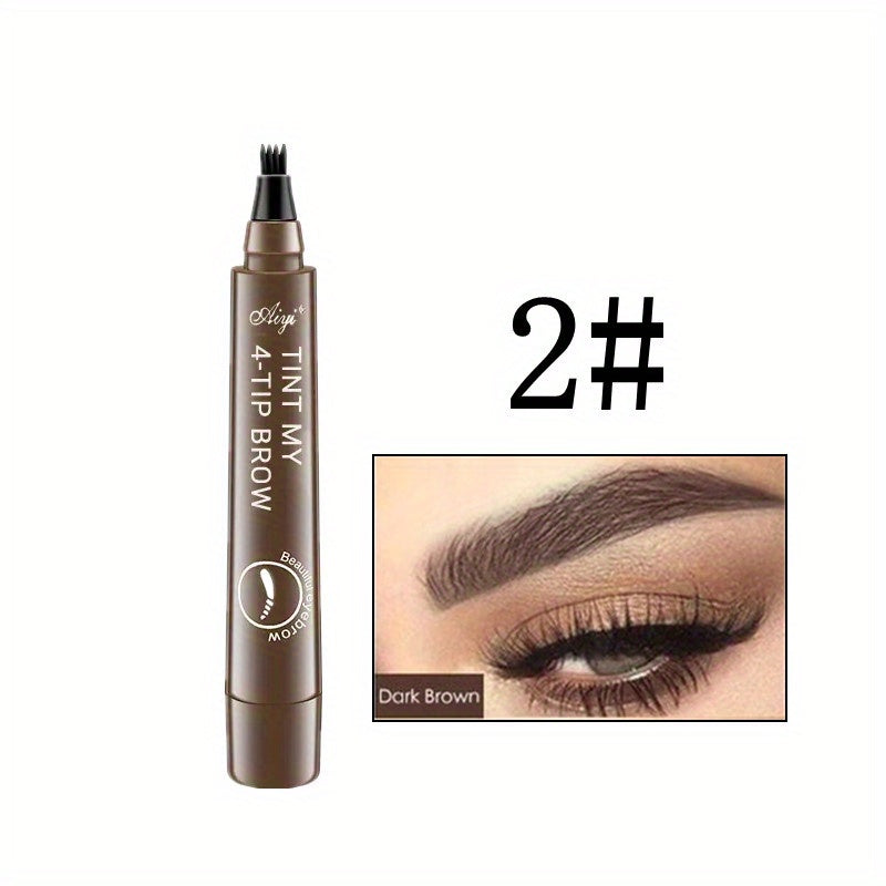 4 Head Eyebrow Pencil 5 Color Waterproof Eyebrow Pen