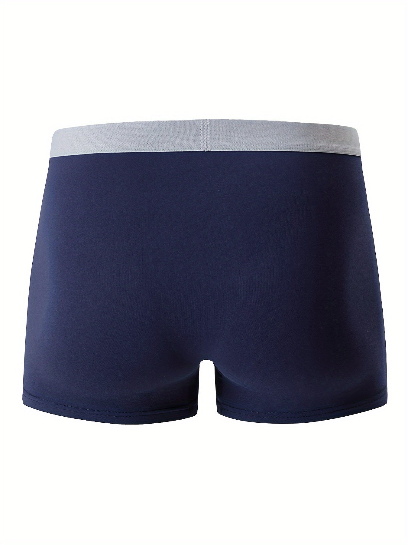 10-Pack Men'S Boxer Briefs - Breathable Stretch Comfort Fit, Solid Color Underwear for Gym, Casual & Casual Attire - Durable & Easy-Care Design, Gym Underwear, Simple Style, Smooth Texture, Multipack Underwear, Active Lifestyle, Men Boxer Short Multipack,