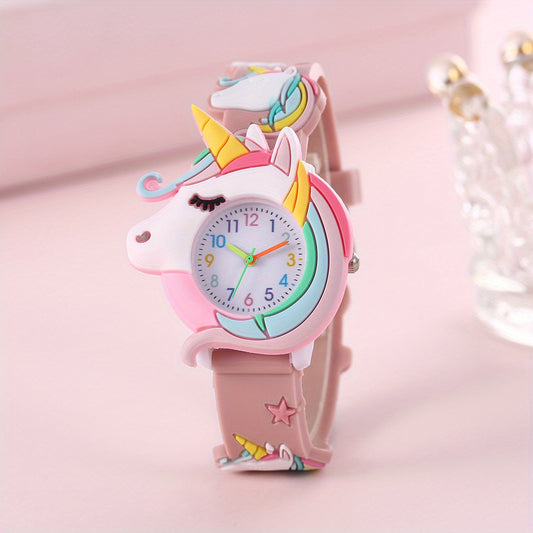 Cute Children'S Silicone Cartoon Watch Gift for Kids