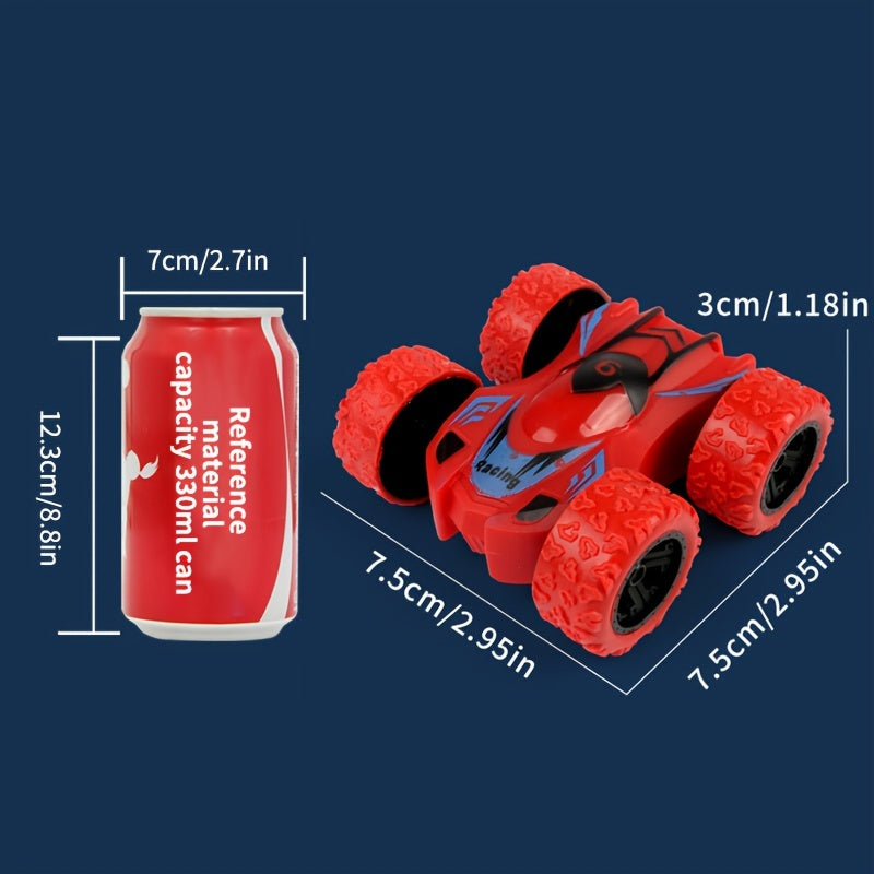 Dual-Sided Inertia Stunt Off-Road Mini Model - Durable, Educational Toy Car for Youngsters - Perfect Gift for Halloween, Thanksgiving, Christmas & Birthdays - Colors Vary for winter