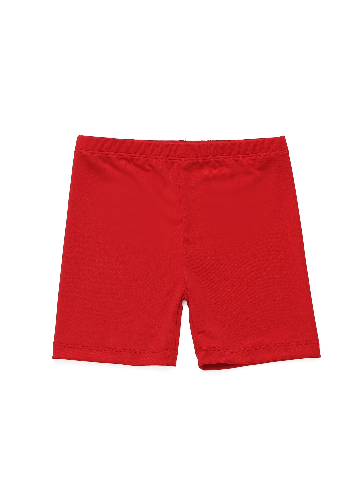Kids Girls Classic Design Elastic Waist Short Leggings, Kids Clothes For Spring Summer Indoor Outdoor