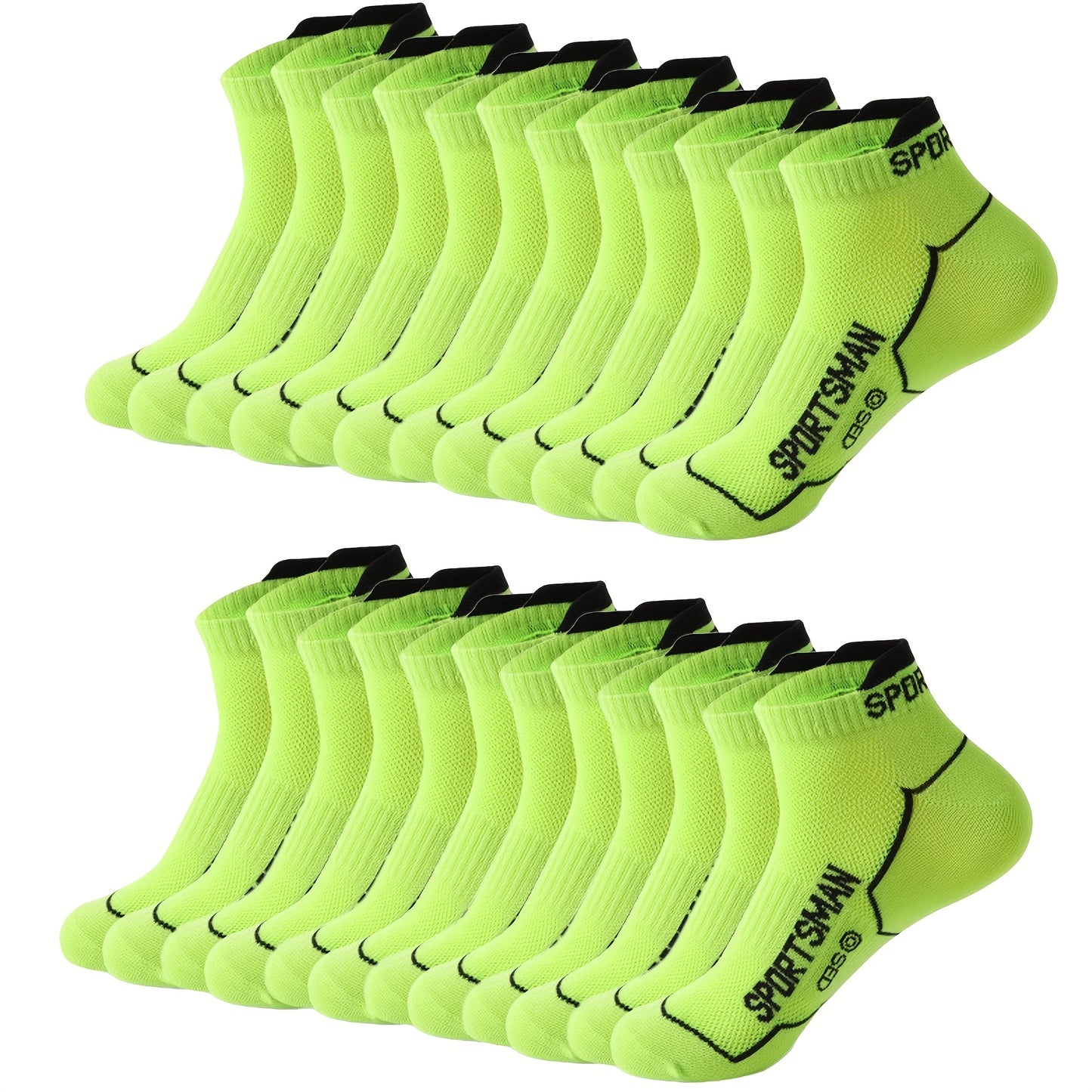 12 Pairs Men'S Athletic Socks - Breathable, Moisture-Wicking, Short-Cut Low-Top Casual Socks for Running, Sports, and Everyday Wear - All Season Comfort, Athletic Socks|Breathable Socks|Stretchy Fabric, Sweat-Resistant