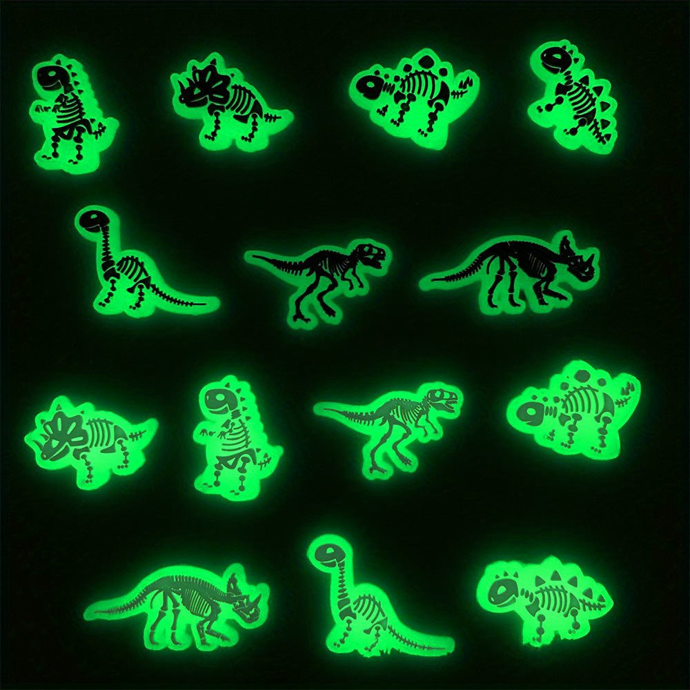 12/14/26/30pcs Luminous Dinosaur Bracelets Decoration, Luminous Dinosaurs