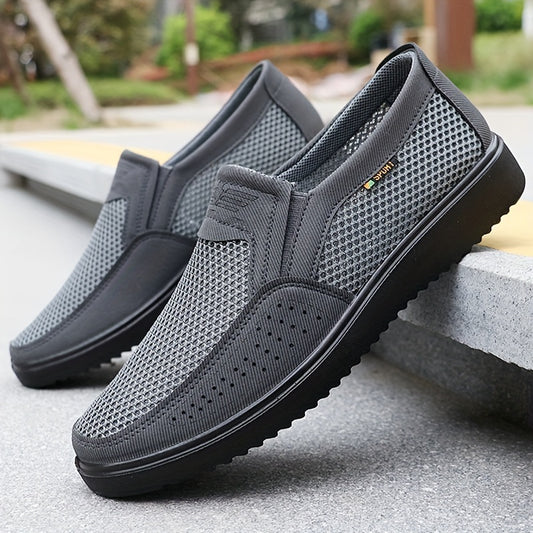 Ultra Lightweight Slip on Casual Shoes, Men'S Comfy Low Top Walking Shoes for Outdoor Fishing Park Workout