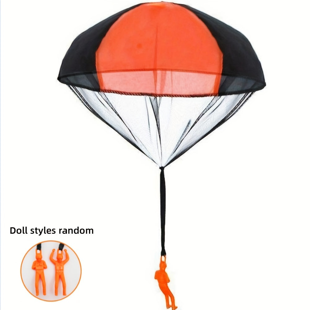 1pc Tangle Parachute Figures Hand Throw Soliders Square Outdoor Youngsters's Flying Toys