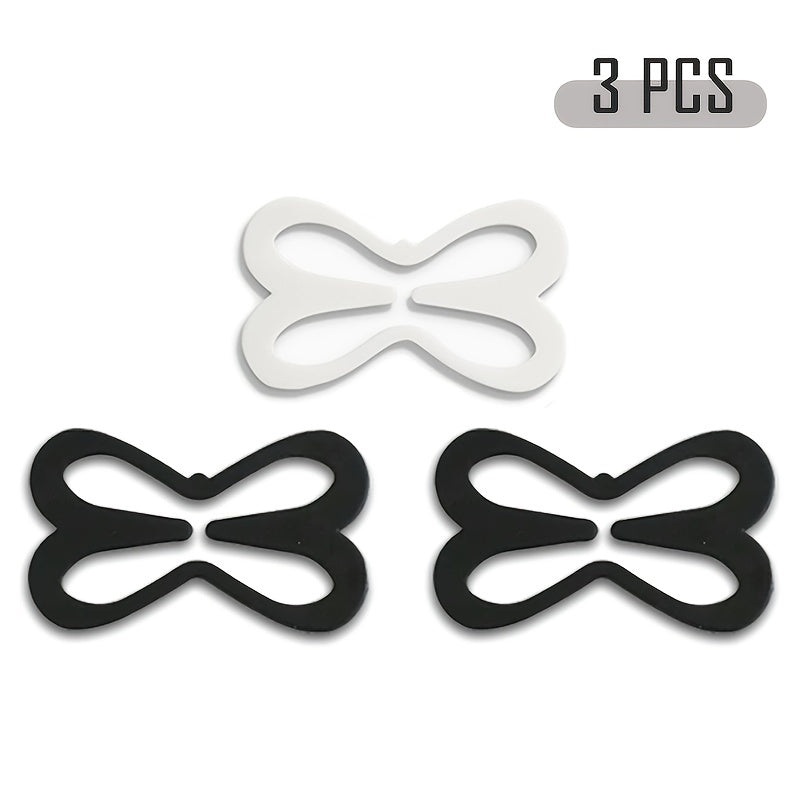 3pcs Bra Strap Clips, Hidden Bra Straps And Lift Bra Anti-Slip Buckle, Women'S Lingerie & Underwear Accessories