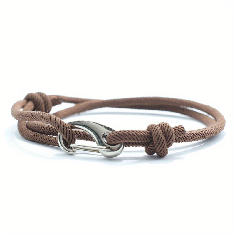 Extremely simple rope bracelet Double adjustable boyfriend gift outdoor