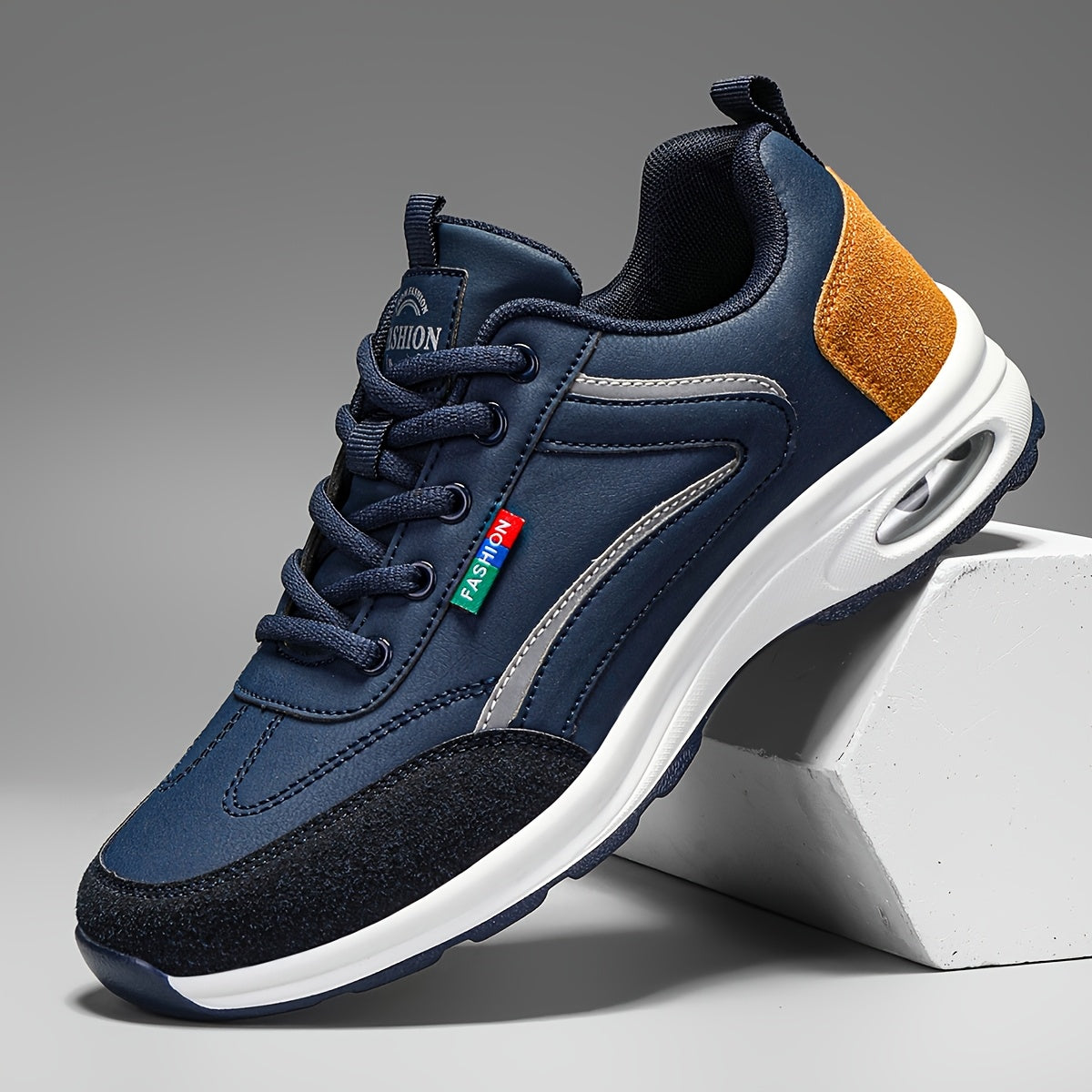 Men's Low-Top Sneakers - Upper & Rubber Sole, Black/White/Grey/Beige/Green ccent Traction Tread - -Season Casual & Sneakers for Gym,, Casual ttire - Lace-Up Round Toe Comfortable Urban Shoes, Shoes For Men, Sports Shoes For Men, Casual Shoes For Men, Walk