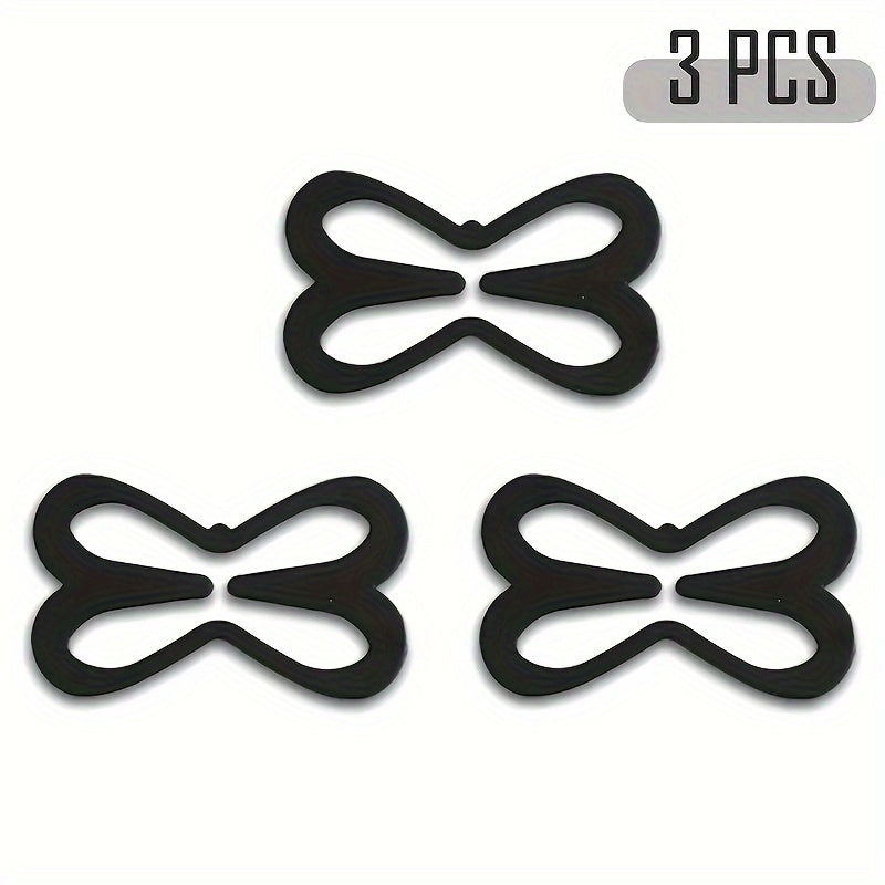 3pcs Invisible Bra Strap Clips - Non-Slip, Lift & Hide Design for Women's Lingerie and Underwear