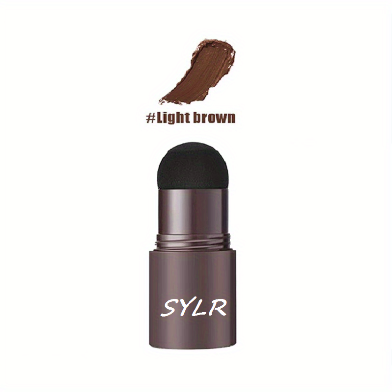 1pc Waterproof Hairline Powder for Men and Women - Easy to Carry, Natural Black and Brown Eyebrow Contour Stick for Root Edge Shadow Filling - Perfect for Summer and Winter