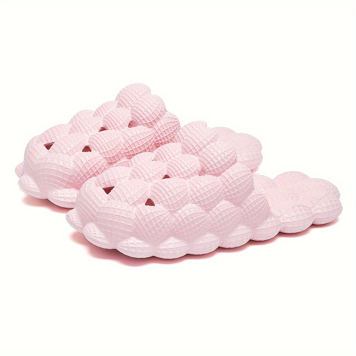 Bubble Slides For Women And Men, Spa Massage Non-slip Golf Ball Slippers, Funny Lychee Soft Beach Sandals